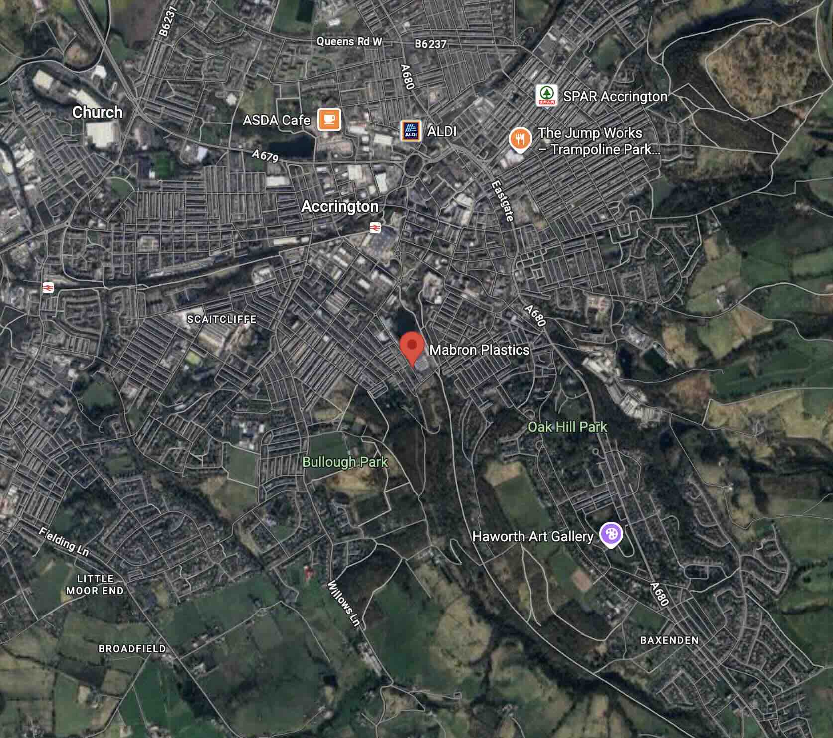 Map to Mabron Plastics Ltd